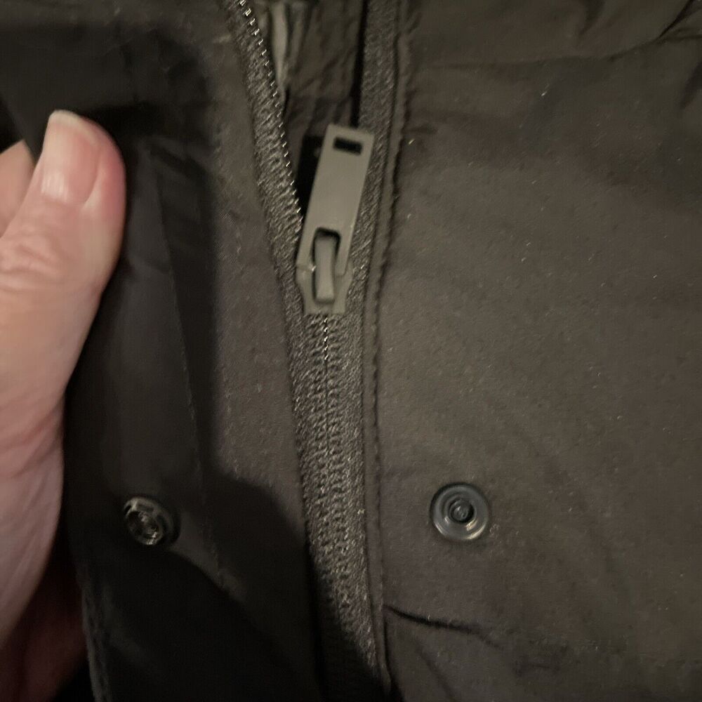 Mercer+Mettle Women's Puffy Parka Coat Puffer Winter Warm Black Medium - Picture 9 of 11